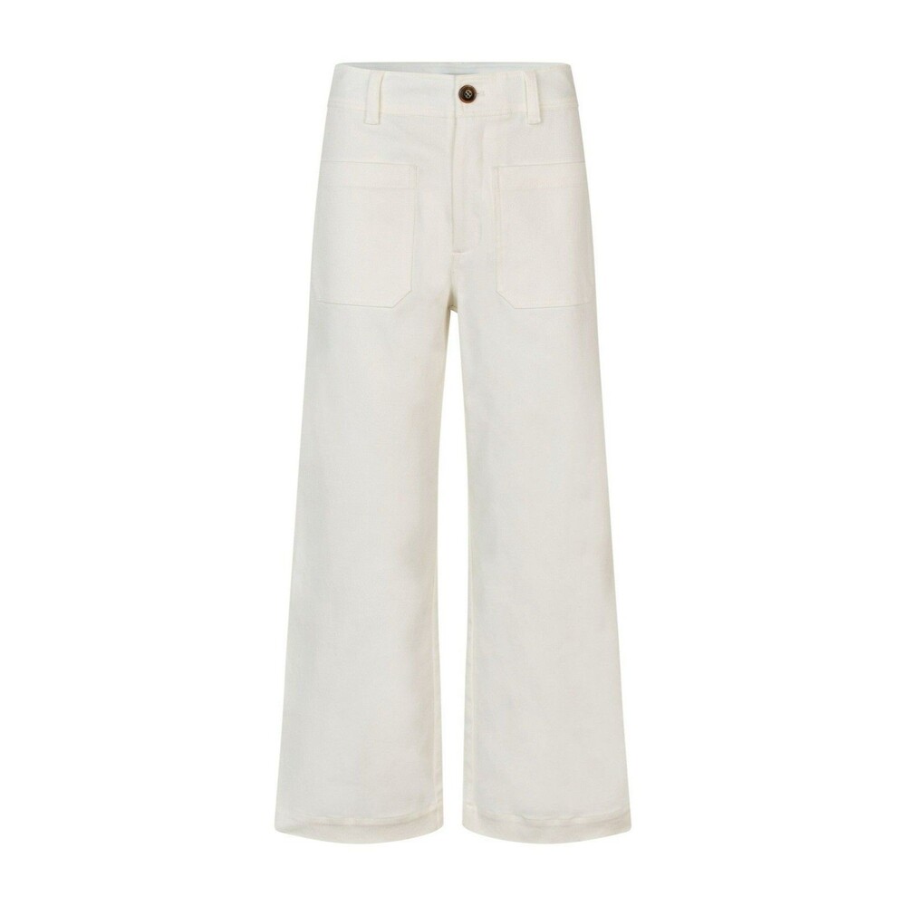 Dea Kudibal MiaDea White Denim Wide Leg Jeans High Rise Utility Size XS